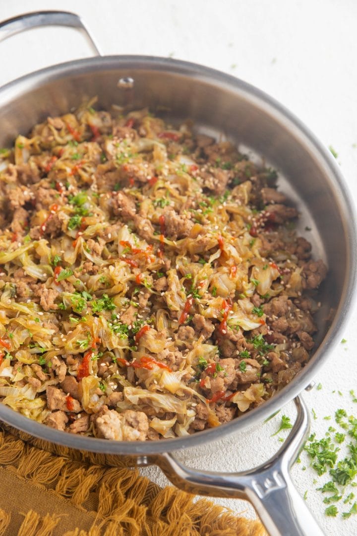 Ground Turkey Cabbage Skillet The Roasted Root