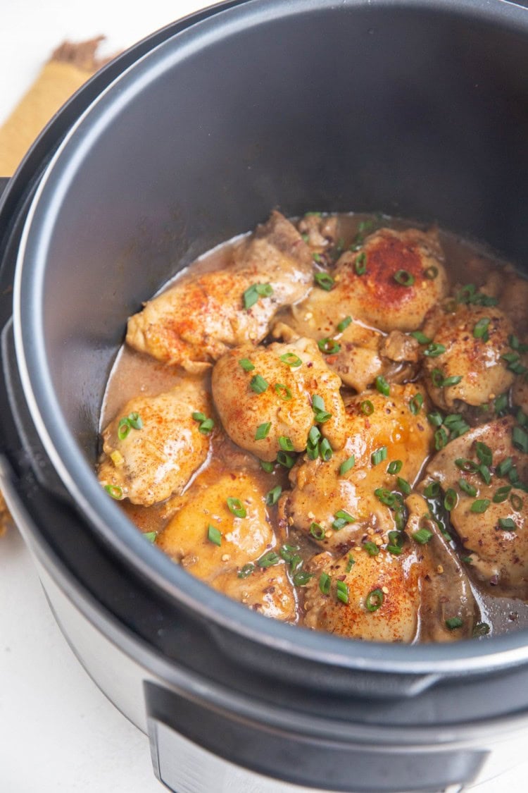 Asian-Inspired Instant Pot Chicken Thighs - The Roasted Root