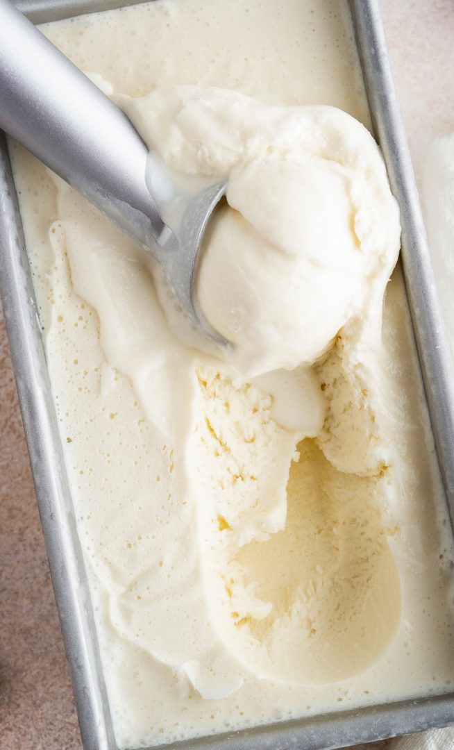 3-Ingredient No-Churn Vanilla Ice Cream - The Roasted Root