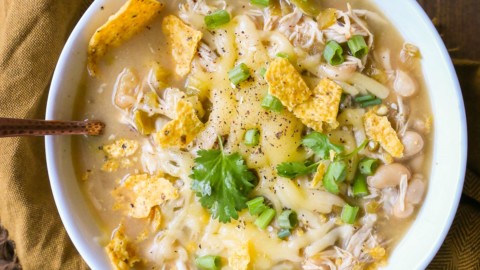 Crock Pot White Chicken Chili - The Roasted Root