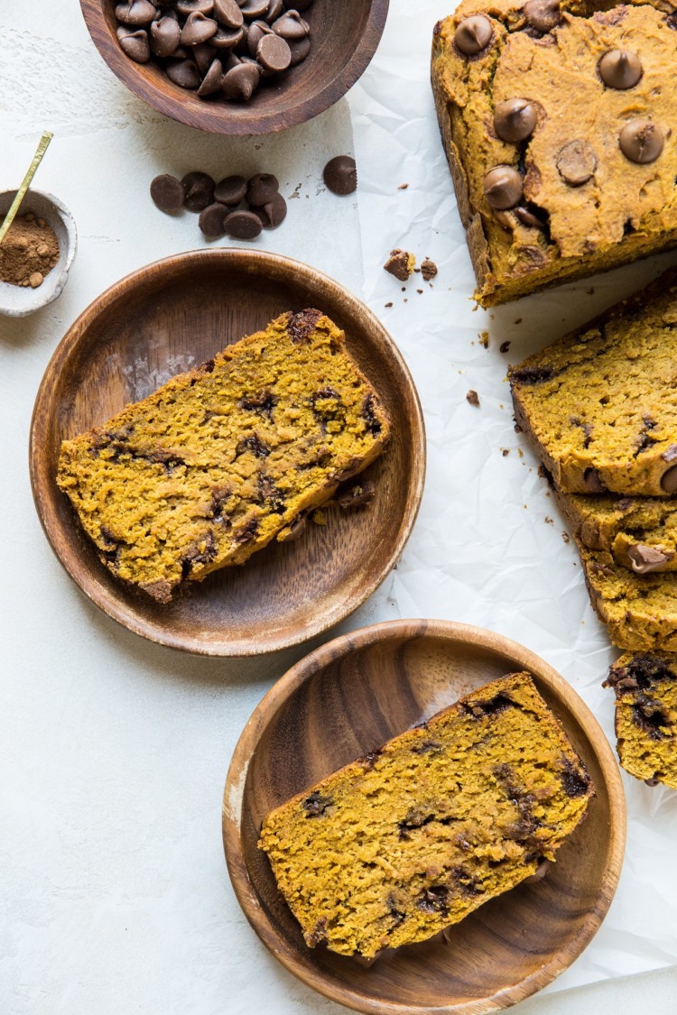 Gluten-Free Chocolate Chip Pumpkin Bread - The Roasted Root