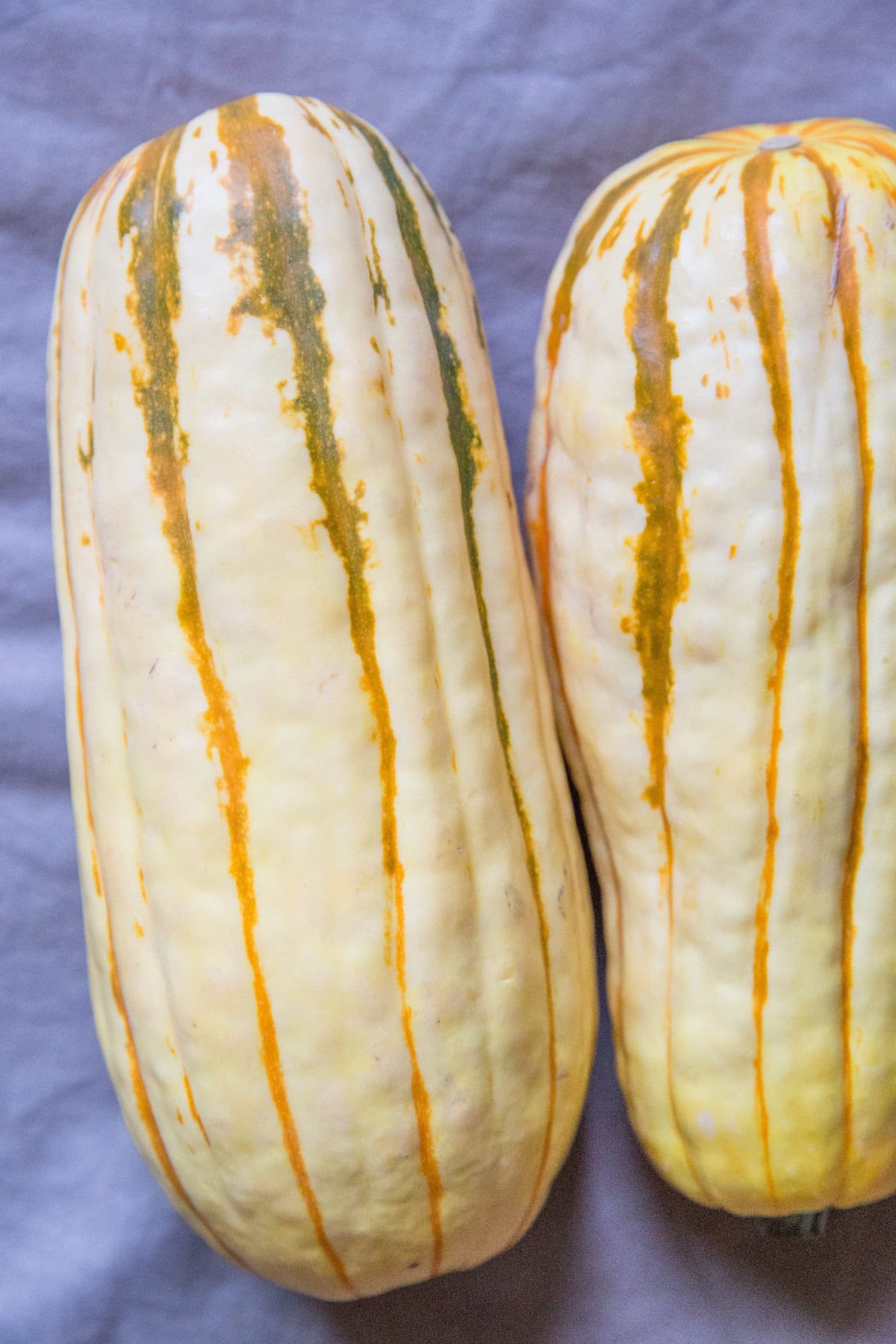 A photo tutorial on how to roast delicata squash