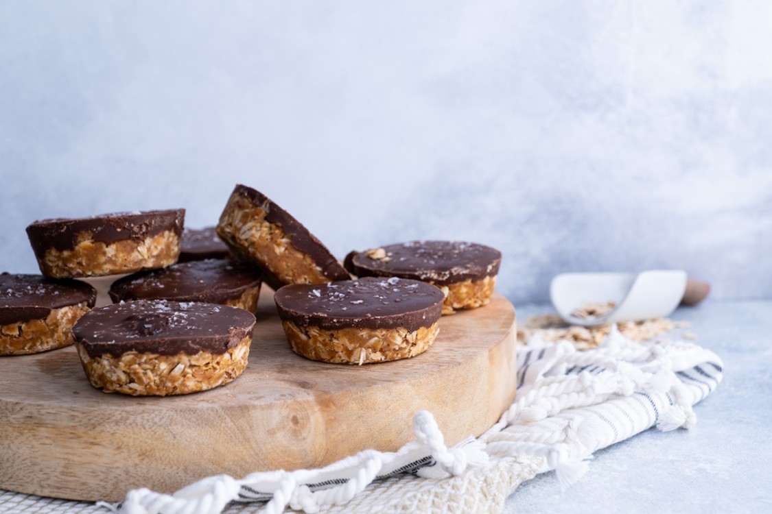 No-Bake Oatmeal Peanut Butter Cups - The Roasted Root