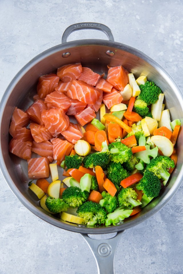 Salmon Stir Fry With Vegetables - The Roasted Root