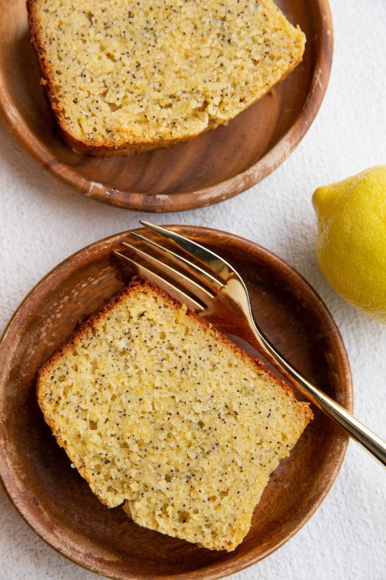 Almond Flour Lemon Poppy Seed Bread - The Roasted Root