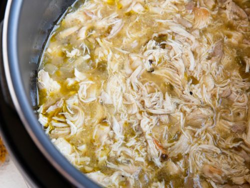 Shredded chicken best sale verde instant pot