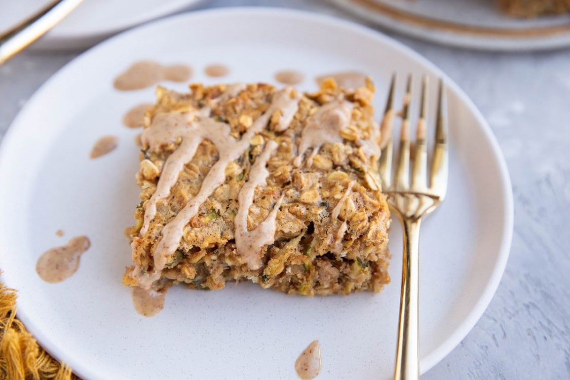 Zucchini Baked Oatmeal - The Roasted Root