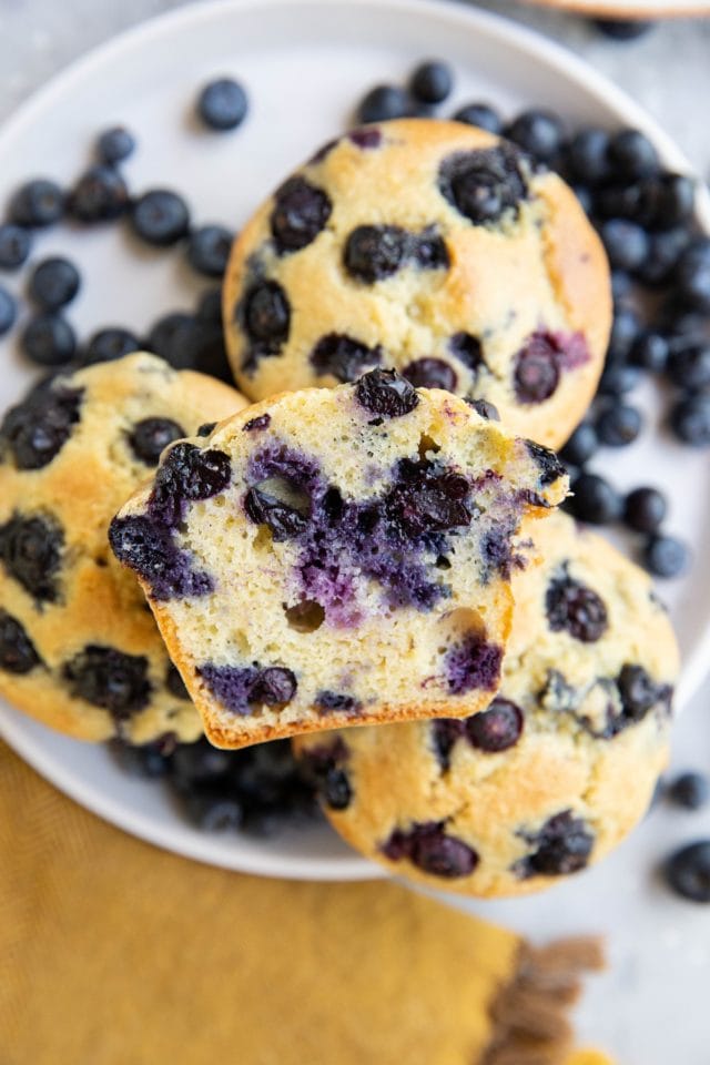 Blueberry Almond Flour Muffins - The Roasted Root