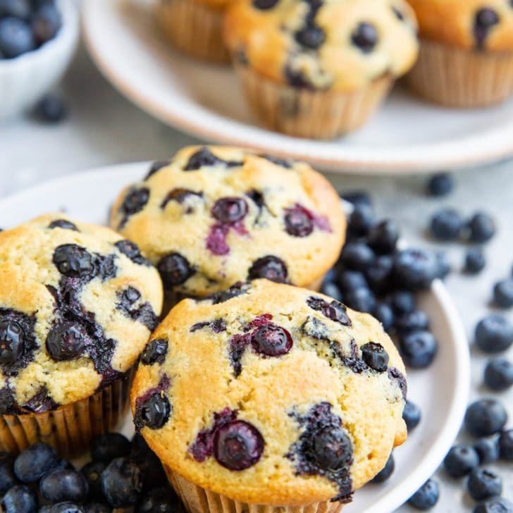 Blueberry Almond Flour Muffins The Roasted Root