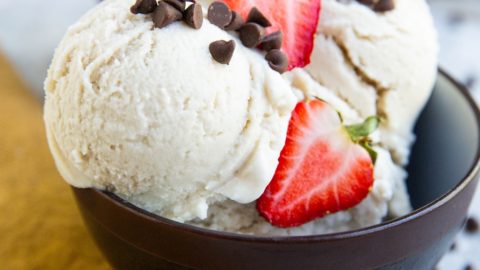 Nut Free Vegan Vanilla Ice Cream Recipe (Oat Milk Based!)
