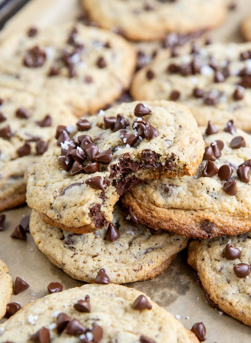 Oat Flour Chocolate Chip Cookies - The Roasted Root