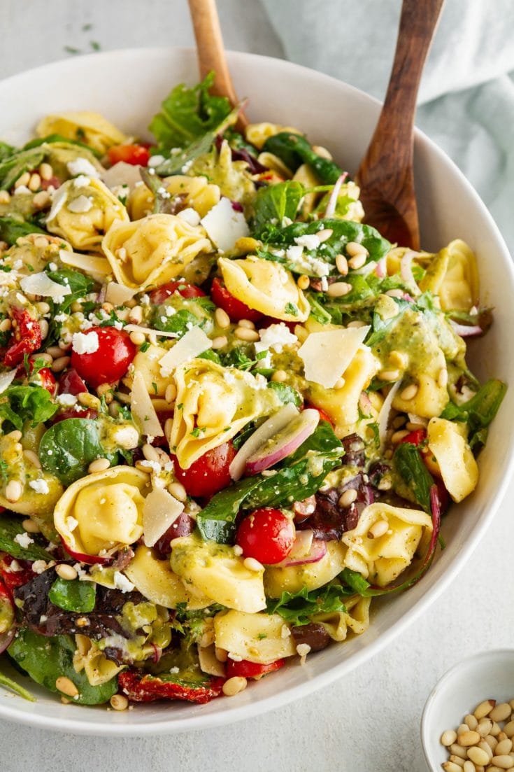 Tortellini Pasta Salad - The Roasted Root