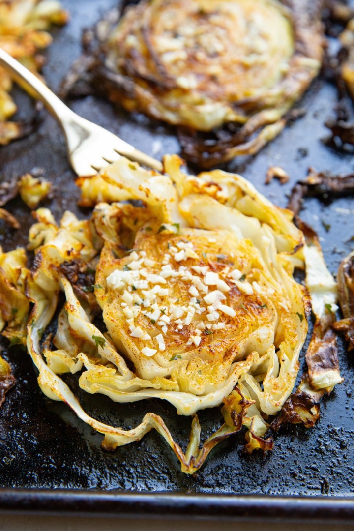 Garlic Butter Roasted Cabbage The Roasted Root 7659