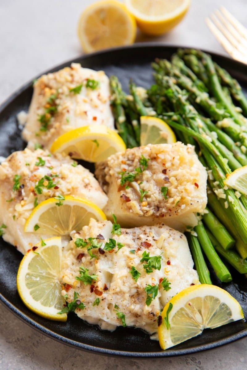 Garlic Butter Cod - The Roasted Root