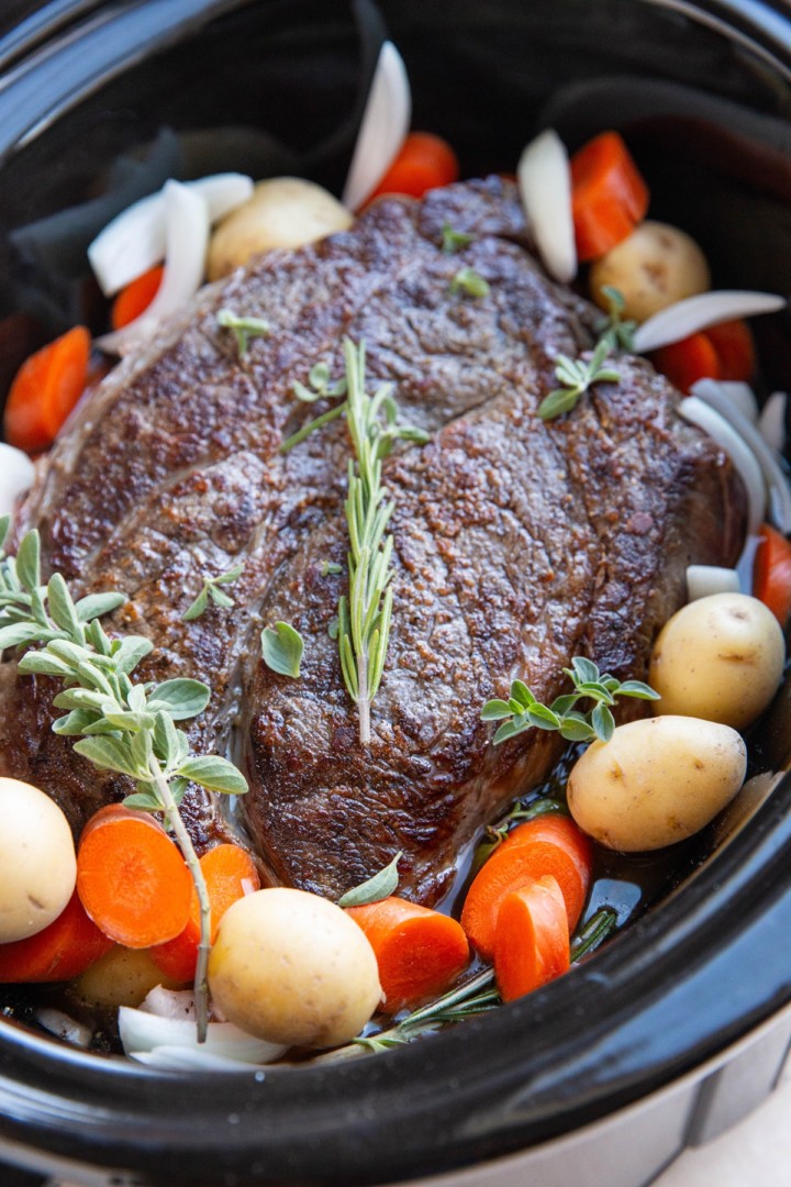 Slow Cooker Pot Roast - The Roasted Root