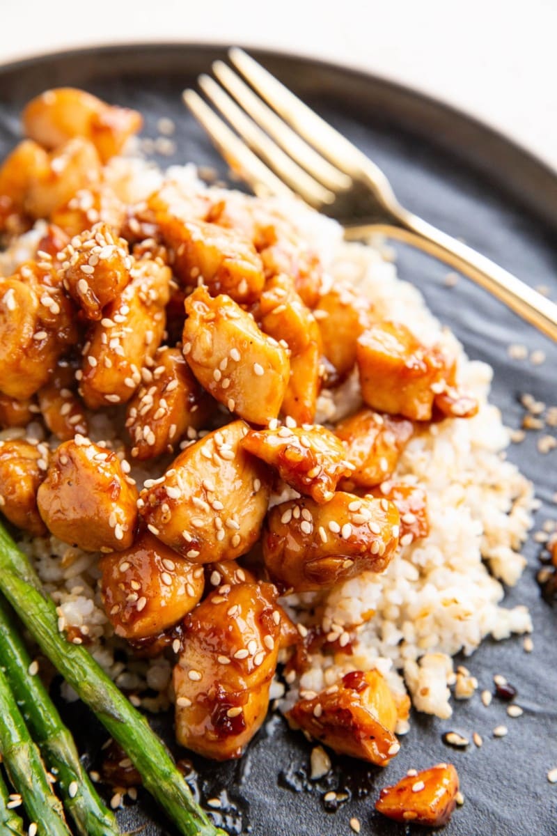 30 Minute Healthy Sesame Chicken The Roasted Root