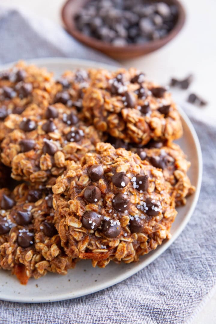 5-Ingredient Sweet Potato Oatmeal Cookies - The Roasted Root