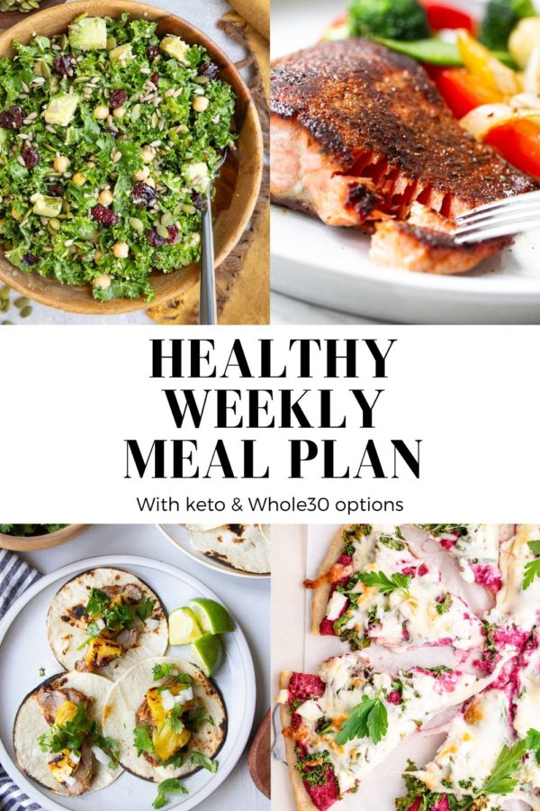 Weekly meal plan graphic for meal plan 51.