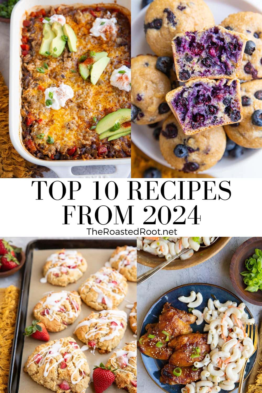 Top 10 recipes from 2024