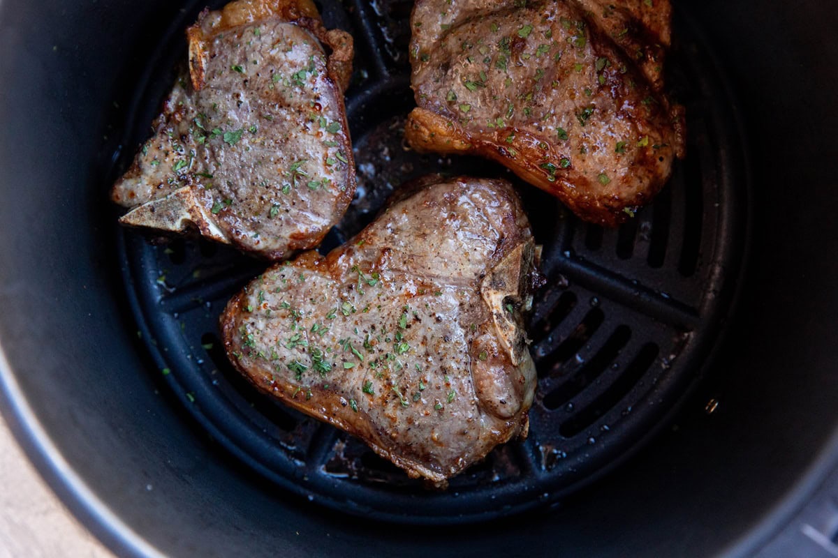 Air fryer pork chops